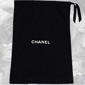 NEW! CHANEL Bag Duster Pouch Dust Bag AUTHENTIC Large Travel Makeup Decor